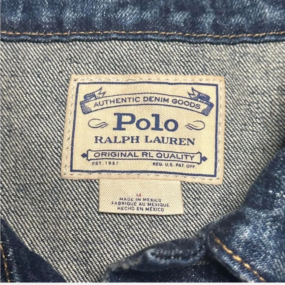 Polo Ralph Lauren faded trucker denim jacket